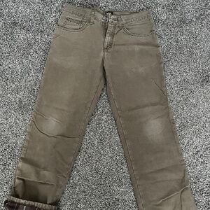 Lee - Lined Flannel Pants - Size 32x30